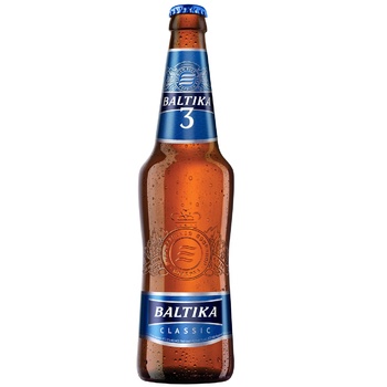 Baltika 3 Beer light 4.8% 0.5l - buy, prices for Auchan - photo 1