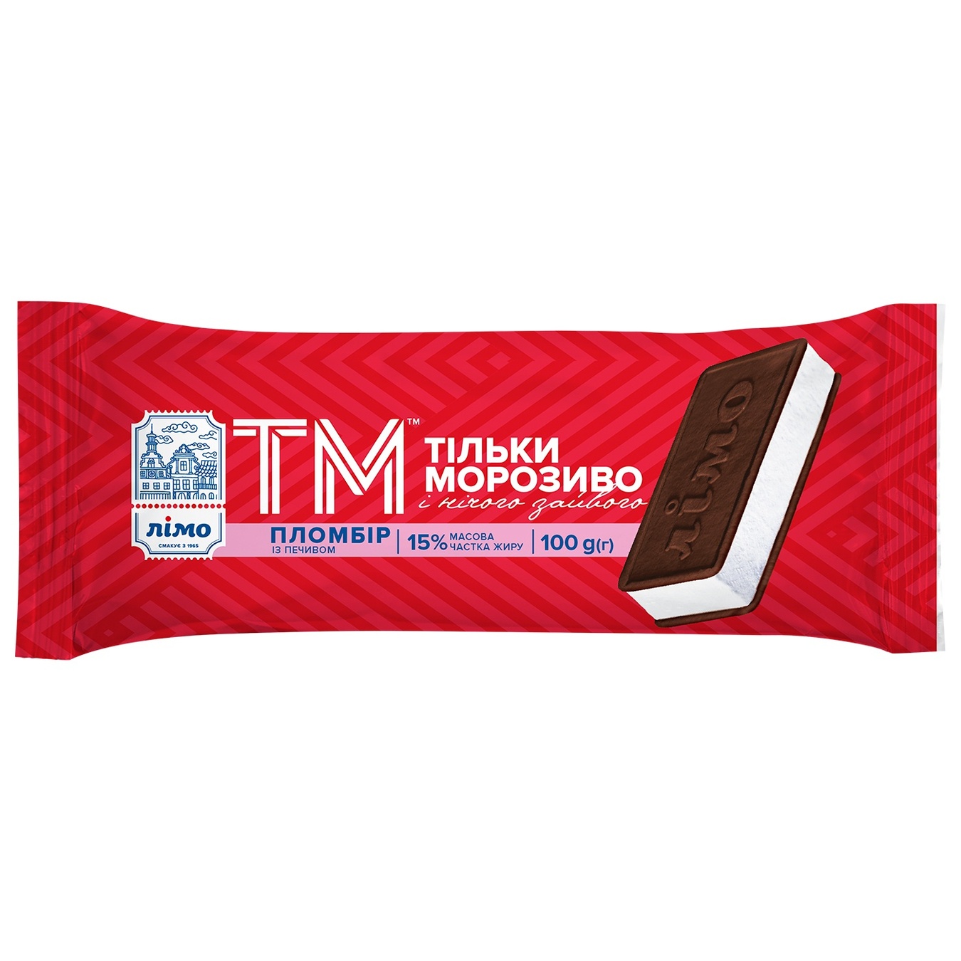 

Мороженое Лимо ТМ пломбир с печеньем 100г
