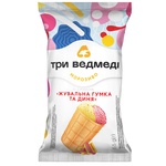 Мороженое Три Медведя Жевательная резинка и дыня 65г