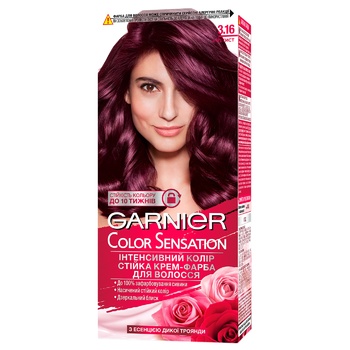 Крем-краска для волос Garnier Color Sensation 3.16 Аметист 110мл