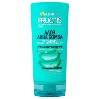 Бальзам-ополаскиватель Garnier Fructis Алоэ Аква Бомба укрепляющий для нормальных волос 200мл