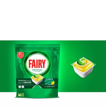 Таблетки Fairy Original для посудомоечных машин 84шт - купить, цены на Auchan - фото 5