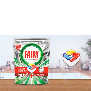 Fairy Platinum Plus Tablets for Dishwashing Machines 84pcs - buy, prices for Tavria V - photo 2