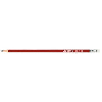 Axent HB Black Graphite Pencil Sharpened With Eraser - buy, prices for Auchan - photo 3