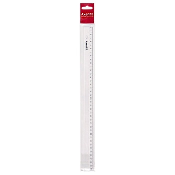 Axent Plastic Transparent Ruler 40cm - buy, prices for - photo 1