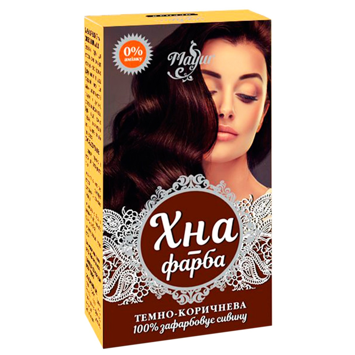 

Краска для волос Mayur хна темно-коричневая 25г