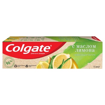 Зубная паста Colgate Освежающая чистота с маслом лимона 75мл - купить, цены на NOVUS - фото 8