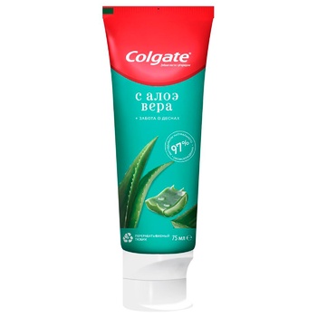 Colgate Caring for Clear Toothpaste with Aloe Vera 75ml - buy, prices for Auchan - photo 7