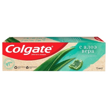 Colgate Caring for Clear Toothpaste with Aloe Vera 75ml - buy, prices for Tavria V - photo 8