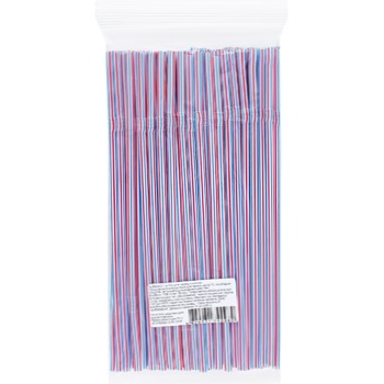 Straws 100 pieces 21cm - buy, prices for Auchan - photo 1