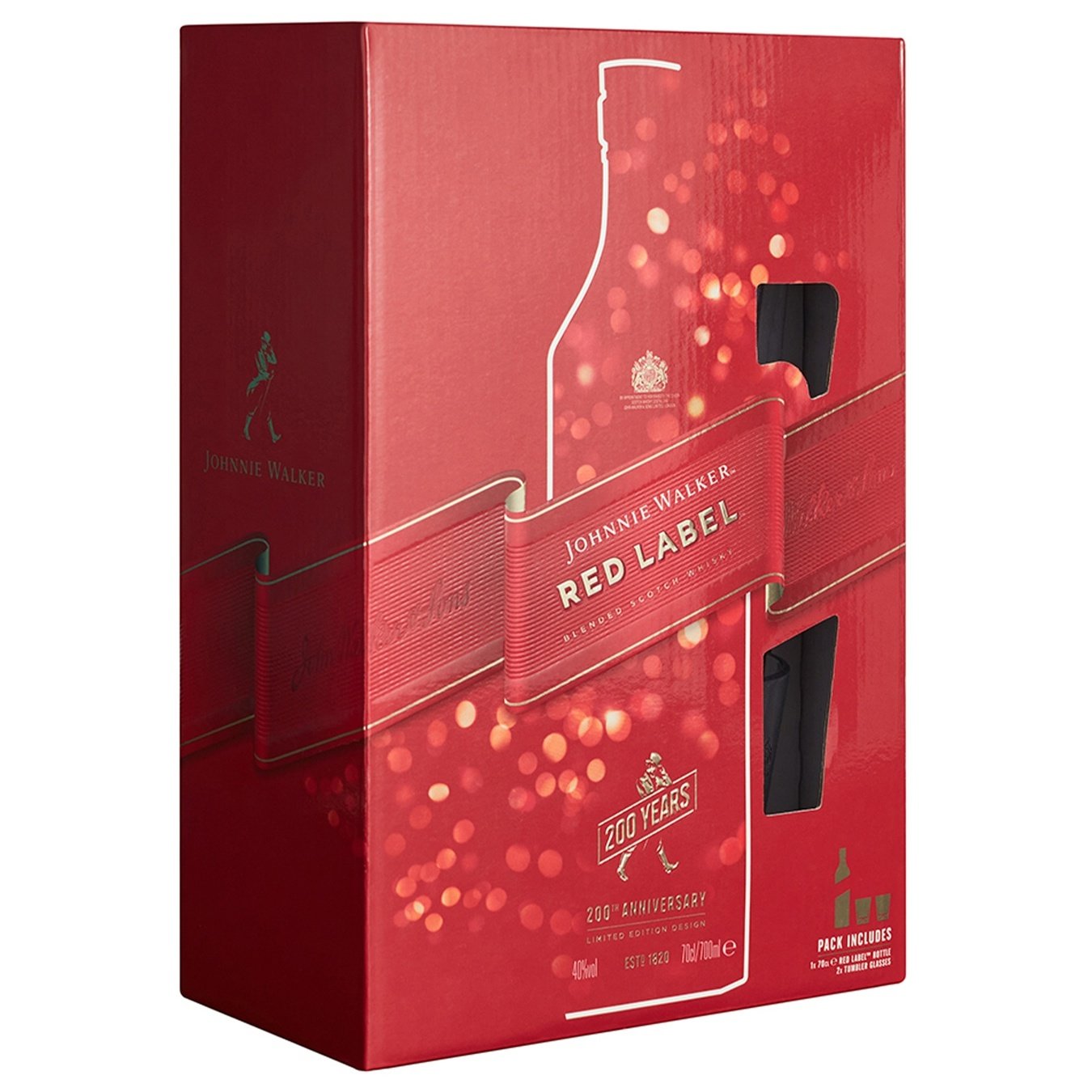 

Виски Johnnie Walker Red Label 40% 0.7л + 2 стакана