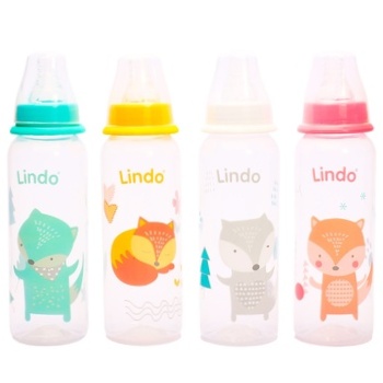 Lindo Li 143 With Silicone Nipple Bottle 250ml - buy, prices for NOVUS - photo 1