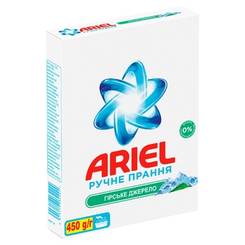 Стиральный порошок Ariel Горный родник для ручной стирки 450г - купить, цены на МегаМаркет - фото 8