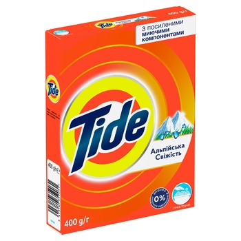 Пральний порошок Tide Альпійська свіжість для ручного прання 400г - купити, ціни на NOVUS - фото 5