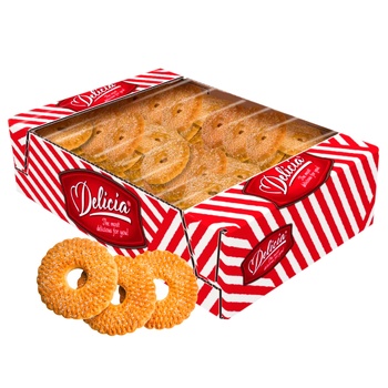 Delicia Malvina Cookies with Creamy Taste 1kg - buy, prices for Tavria V - photo 1