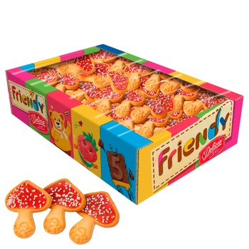 Friendy Muhomorchyk with Black Currant Flavor Cookies 600g - buy, prices for EKO Market - photo 1