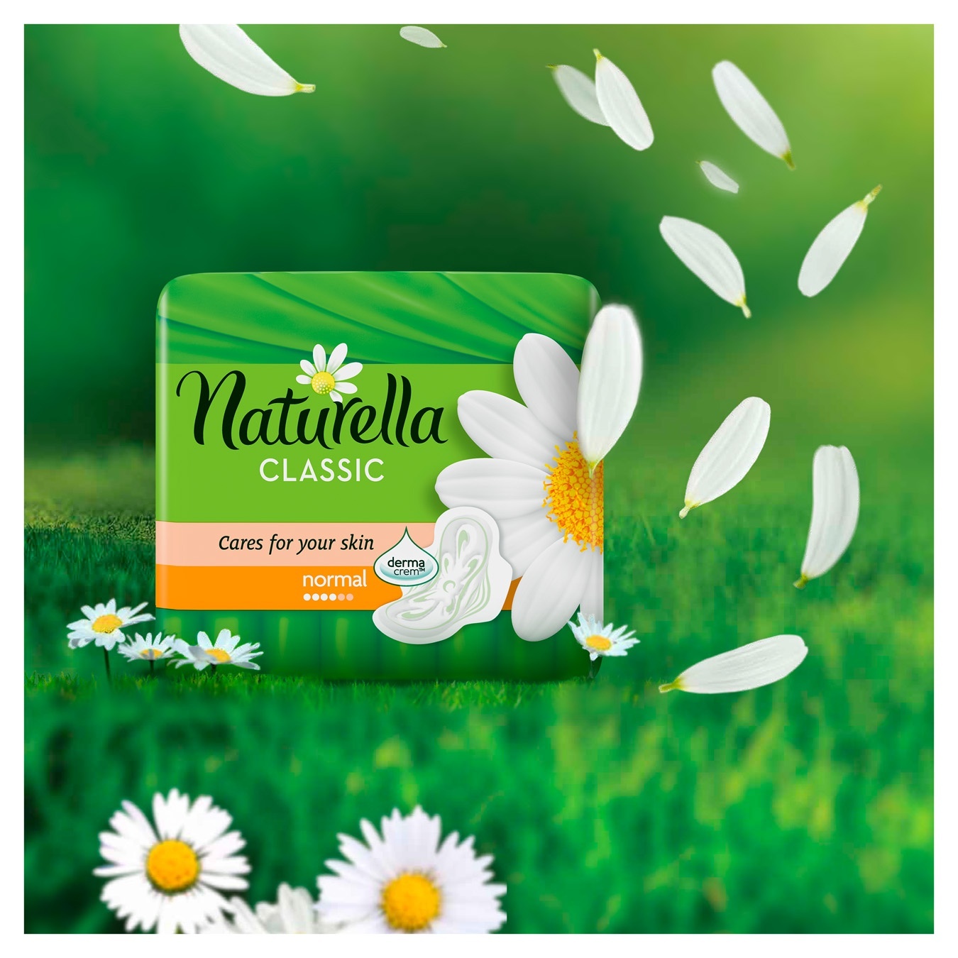 

Гигиенические прокладки Naturella Classic Basic Normal c крылышками 9шт