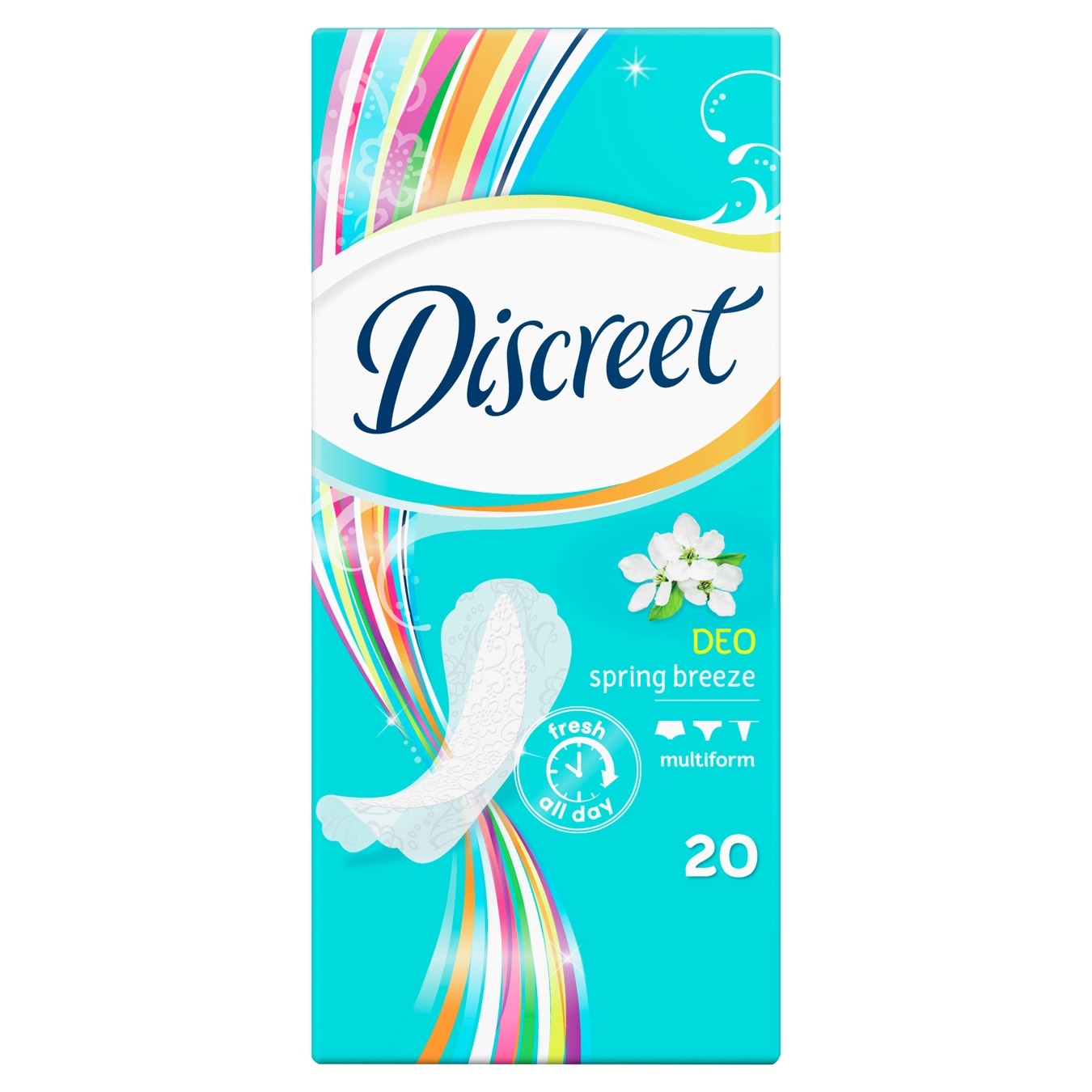 

Прокладки ежедневные Discreet Spring Breeze Deo 20шт