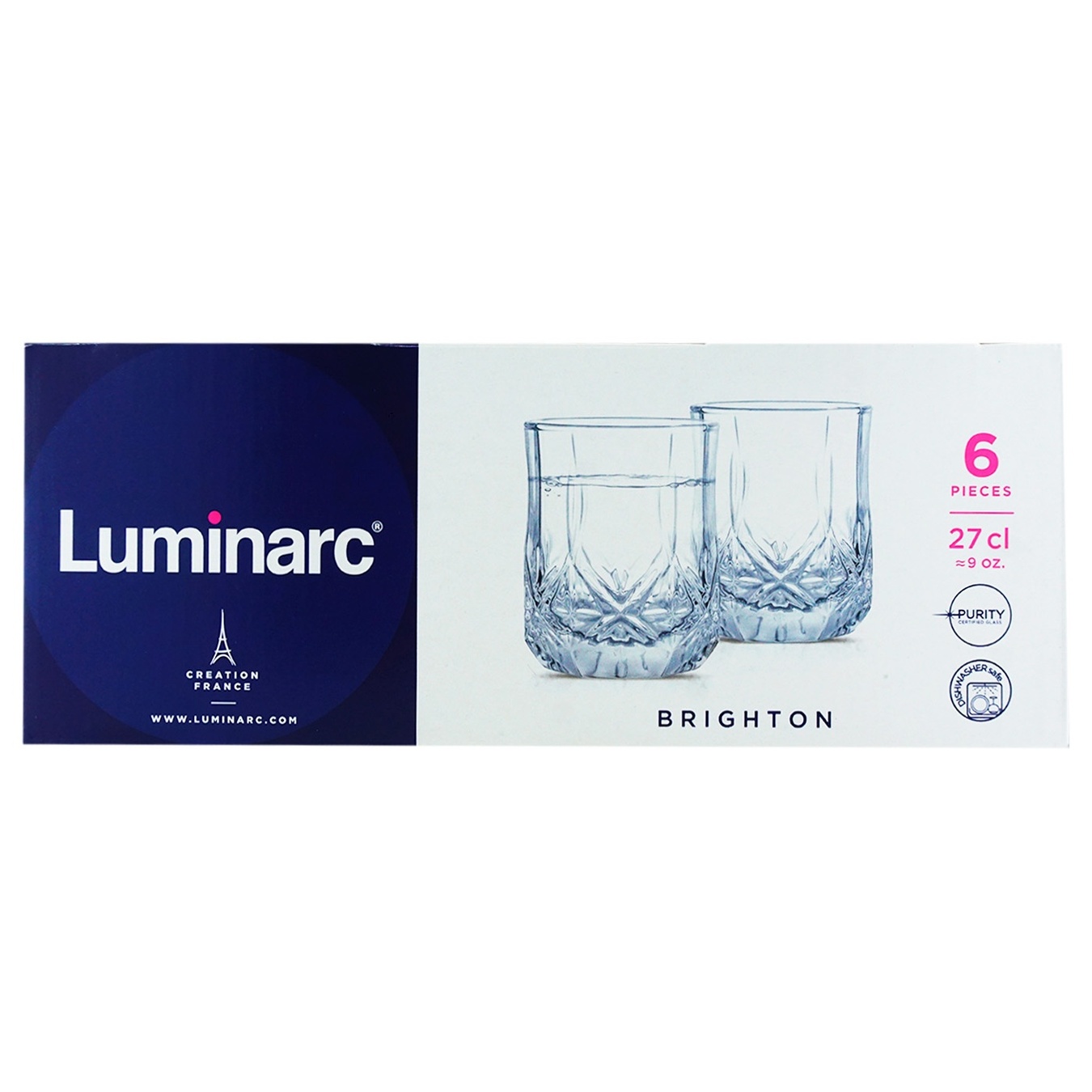 

Набор стаканов Luminarc Brighton 270мл 6шт