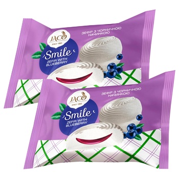 Зефір Жако Smile чорниця 50г - купити, ціни на Епіцентр FOOD - фото 3