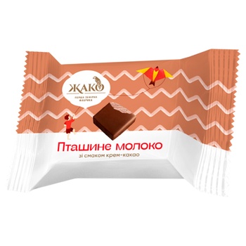 Конфеты Жако Птичье молоко вкус крем-какао весовые - купить, цены на Auchan - фото 3