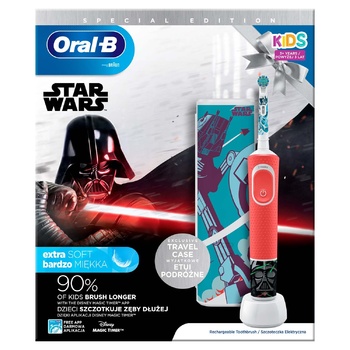 Oral-B Kids Star Wars Children's Electric Toothbrush + Case - buy, prices for Auchan - photo 3