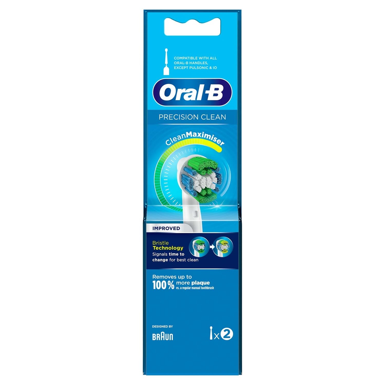 

Насадки для электрической зубной щётки Oral B Precision Clean 2шт