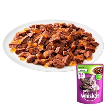 Whiskas Feed or Adult Cats with Lamb Meat in Jelly 100g - buy, prices for Auchan - photo 5