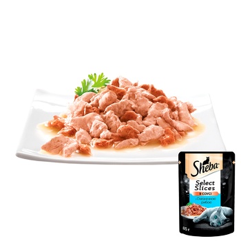 Sheba Select Slices in Gravy Feed for Adult Cats with Ocean Fish 85g - buy, prices for  - photo 2