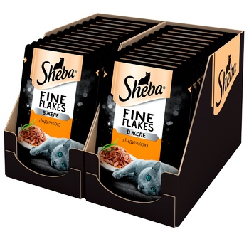 Sheba Fine Flakes In Jelly Cats Food with Turkey 85g - buy, prices for  - photo 7