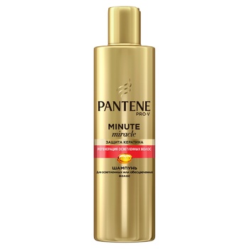 Шампунь Pantene Minute Miracle Регенерация осветленных волос 270мл - купить, цены на - фото 3