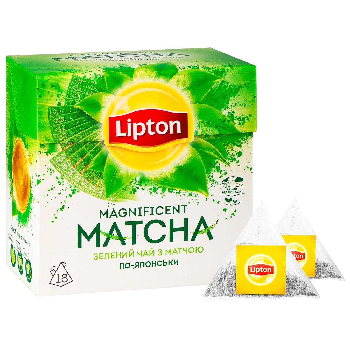 

Чай Lipton Magnificent Matcha зеленый с экстрактом матча 18шт*1,5г