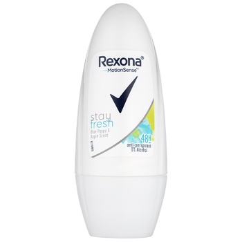 Дезодорант шариковый Rexona Голубой мак и яблоко 50мл - купить, цены на МегаМаркет - фото 1