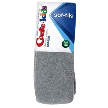 Колготи Conte Kids Sof-Tiki дитячі сірі р.140-146 - купити, ціни на КОСМОС - фото 1