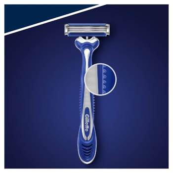 Бритвы Gillette Blue3 Comfort одноразовые 3шт - купить, цены на METRO - фото 6