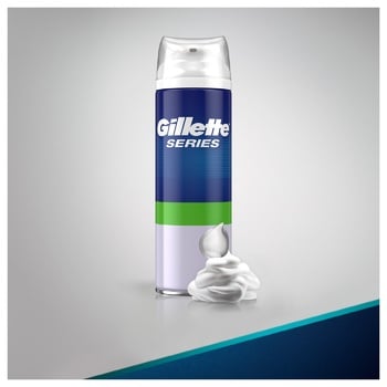 Gillette For Gillette Series Sensitive Skin Shaving Foam 250ml 2pcs - buy, prices for METRO - photo 4