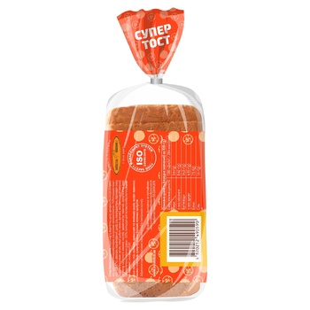 Kyivkhlib Sliced tomato toast bread 350g - buy, prices for METRO - photo 3