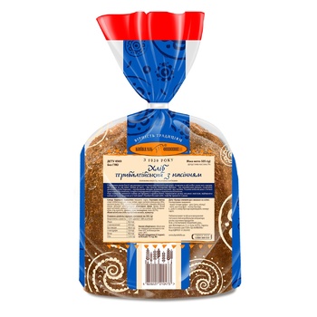 Kyivkhlib Baltic Half Sliced Bread with Seeds 325g - buy, prices for Auchan - photo 5