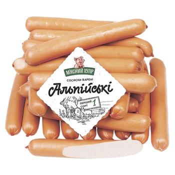 Myasnyy Hutir Alpine Boiled Sausages First Grade by weight - buy, prices for Auchan - photo 4