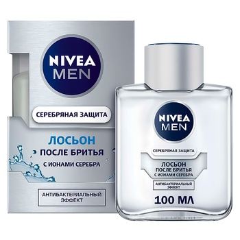 Лосьон после бритья NIVEA MEN Серебряная защита 100мл - купить, цены на NOVUS - фото 6