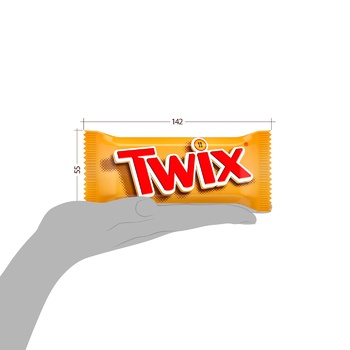 Печенье Twix песочное с карамелью покрытое молочным шоколадом 50г - купить, цены на ЕКО Маркет - фото 3