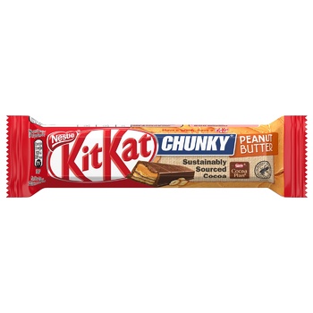 Батончик NESTLÉ® KITKAT® Chunky Арахісова паста в молочному шоколаді 42г - купити, ціни на METRO - фото 3