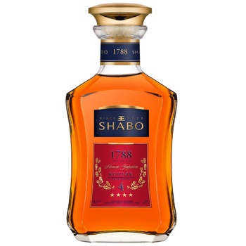 Коньяк Shabo 1788 V.O. 4 роки 40% 0,375л - купити, ціни на ЕКО Маркет - фото 1