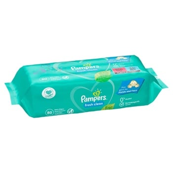 Cалфетки Pampers Fresh Clean 80шт - купить, цены на - фото 10