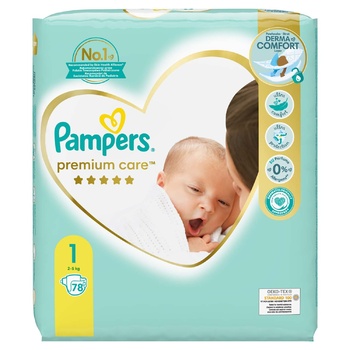 Pampers Premium Care Diapers Size 1 Newborn 2-5kg 78pcs - buy, prices for - photo 9