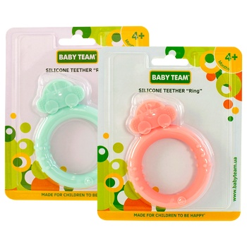 Baby Team Silicone Teether - buy, prices for COSMOS - photo 1