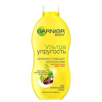 Молочко для тіла Garnier Ультра пружність для нормальної шкіри 250мл - купити, ціни на КОСМОС - фото 1