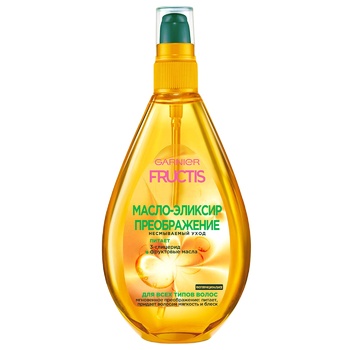 Масло-эликсир Garnier Fructis для всех типов волос 150мл - купить, цены на ULTRAMARKET - фото 3