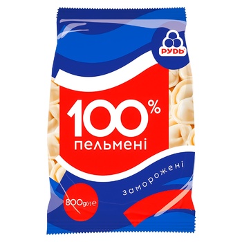 Пельмени Рудь 100% 800г