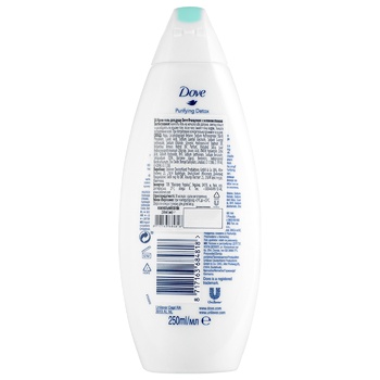 Dove Purifying Detox Green Clay Shower Gel 250ml - buy, prices for Auchan - photo 3